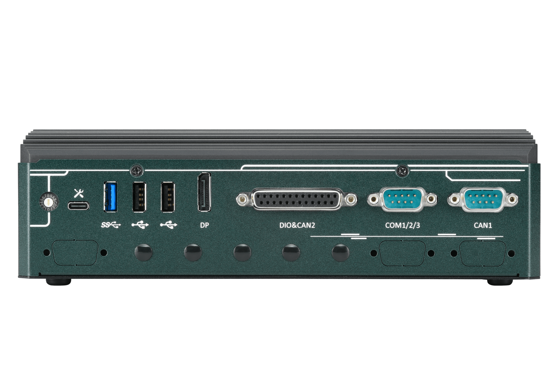 Neousys NRU-220S Rueckseite