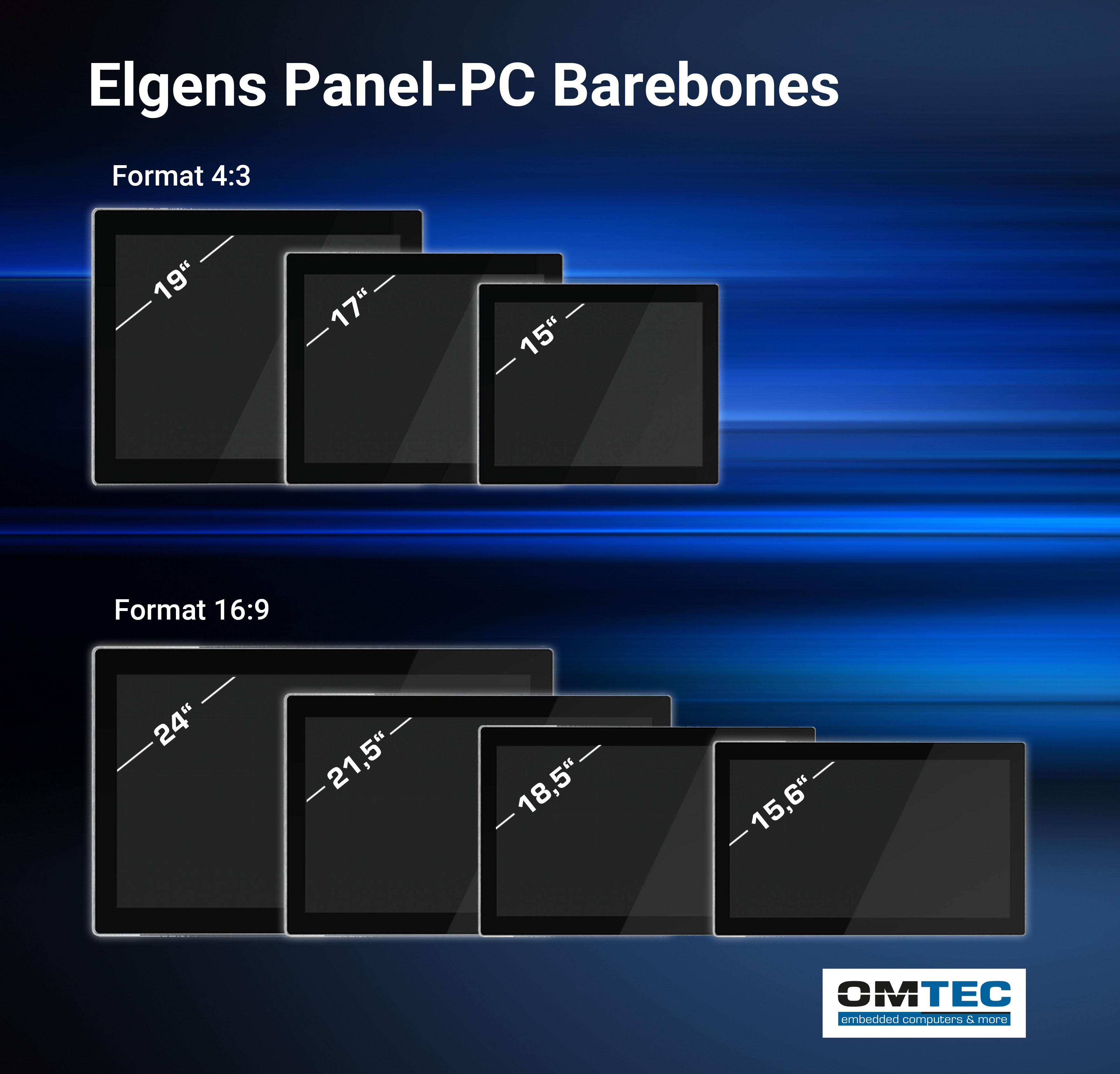 Elgens panel PC barebones